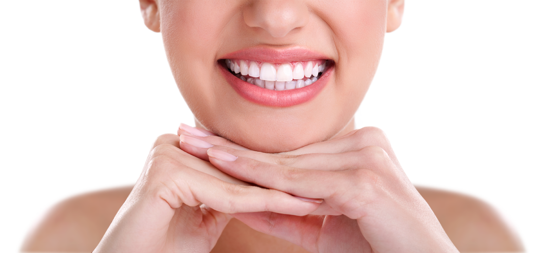 woman with a smile to show teeth